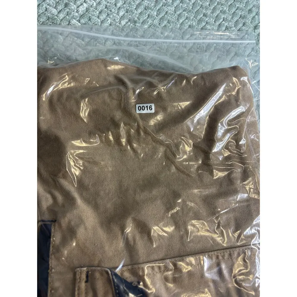 Dickies Double Knee Carpenter Work Pants Brown Black 32 Y2K Distressed